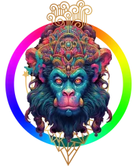 Psychedelic Hanuman — Psychedelic T-Shirt by PsychonautDream