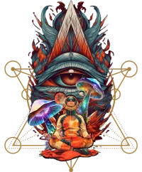 Psychonaut and sacred geometry 5 — Psychedelic T-Shirt by PsychonautDream
