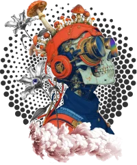 Psychonaut's ego dissolution — Psychedelic T-Shirt by PsychonautDream