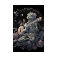Serenading Bufo — Psychedelic Poster by PsychonautDream