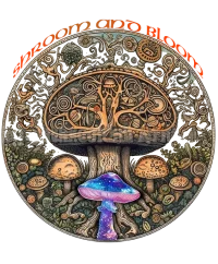 Shroom and bloom — Psychedelic T-Shirt by PsychonautDream