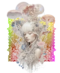 Shroom elf — Psychedelic T-Shirt by PsychonautDream