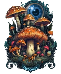 Shroomies design — Psychedelic T-Shirt by PsychonautDream