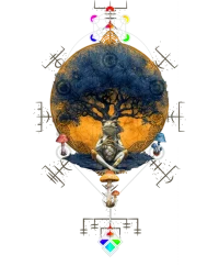 Spiritual Awakening 2 - Transcendental — Psychedelic T-Shirt by PsychonautDream