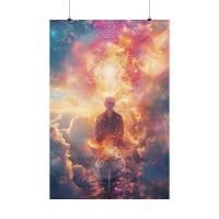Spiritual awakening — Design 2 — Psychedelic Poster by PsychonautDream