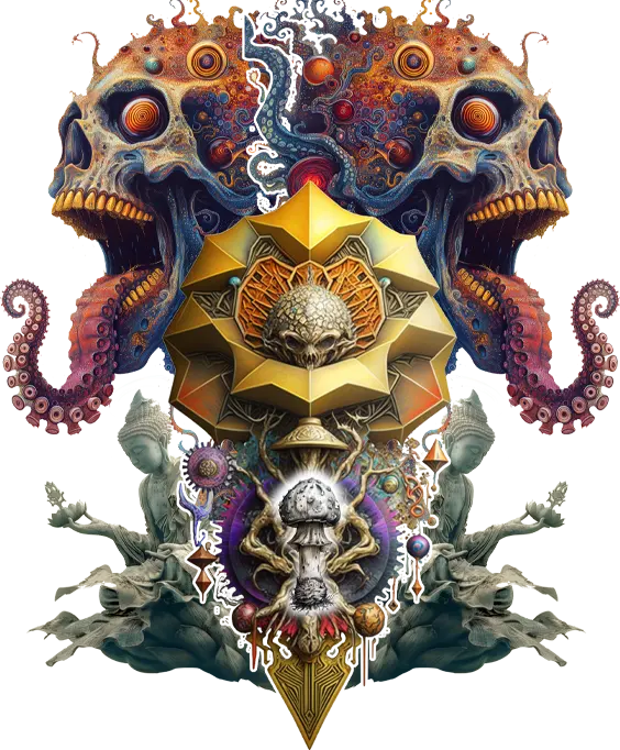 Spiritual awakening — Psychedelic T-Shirt by PsychonautDream
