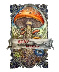 Stay weird — Psychedelic T-Shirt by PsychonautDream