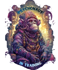 Stone ape theory 7 — Psychedelic T-Shirt by PsychonautDream