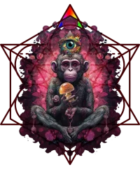 Stoned Ape Theory 3 — Psychedelic T-Shirt by PsychonautDream
