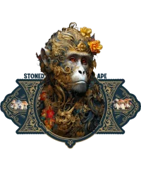 Stoned Ape Theory 8 — Psychedelic T-Shirt by PsychonautDream
