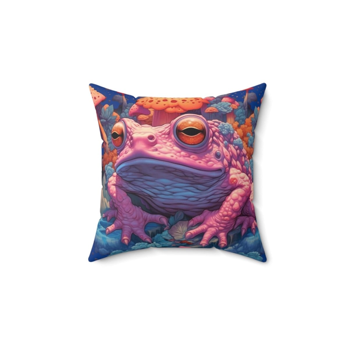 Stoned Bufo — Psychedelic Pillow by PsychonautDream