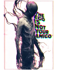 The ego is not your amigo — Design 2 — Psychedelic T-Shirt by PsychonautDream