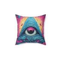 Third eye pyramid — Psychedelic Pillow by PsychonautDream