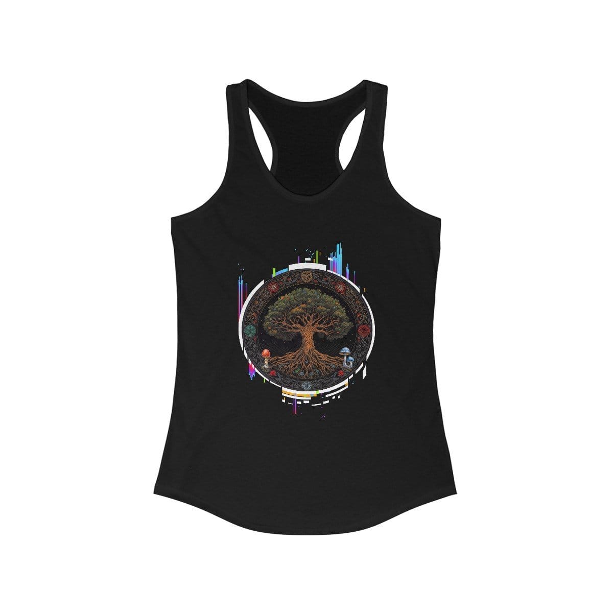 Tree of life and sacred geometry — Women’s Psychedelic Tank Top by PsychonautDream