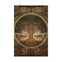 Tree of life — Psychedelic Poster by PsychonautDream