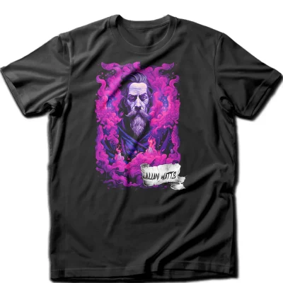 allan watts on psychedelics t-shirt