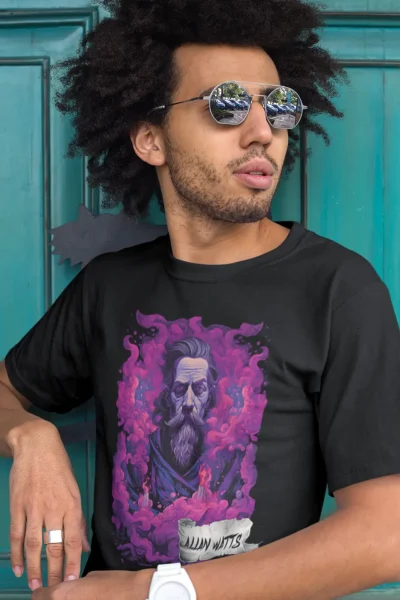 allan watts on psychedelics t-shirt