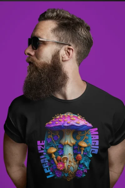 psychedelique tshirt about legalizing magic