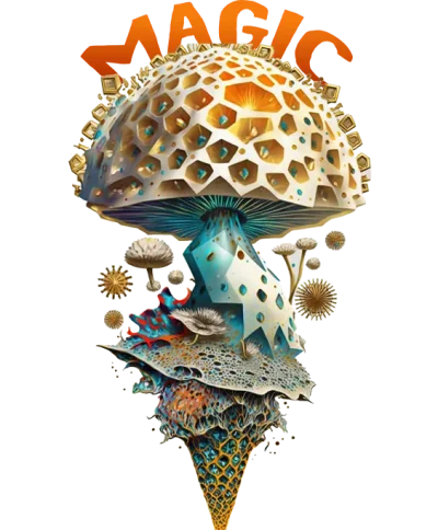 Magic through the use of the psychedelic mushroom