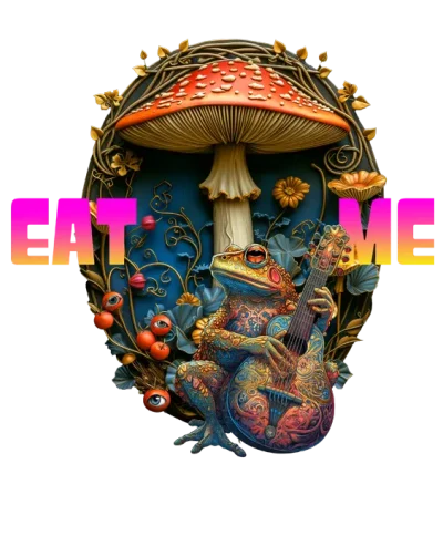 Eat Me" magic mushroom