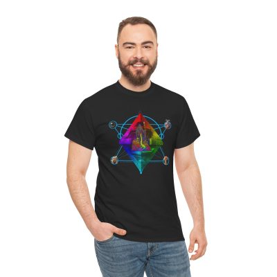 psychedelic wizard t-shirt