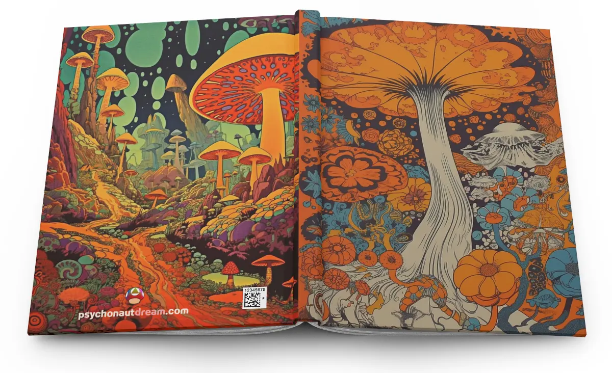 70s Magic Mushroom — Psychedelic Journal by PsychonautDream