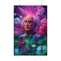 Psychedelic Albert Hoffman — Psychedelic Poster by PsychonautDream