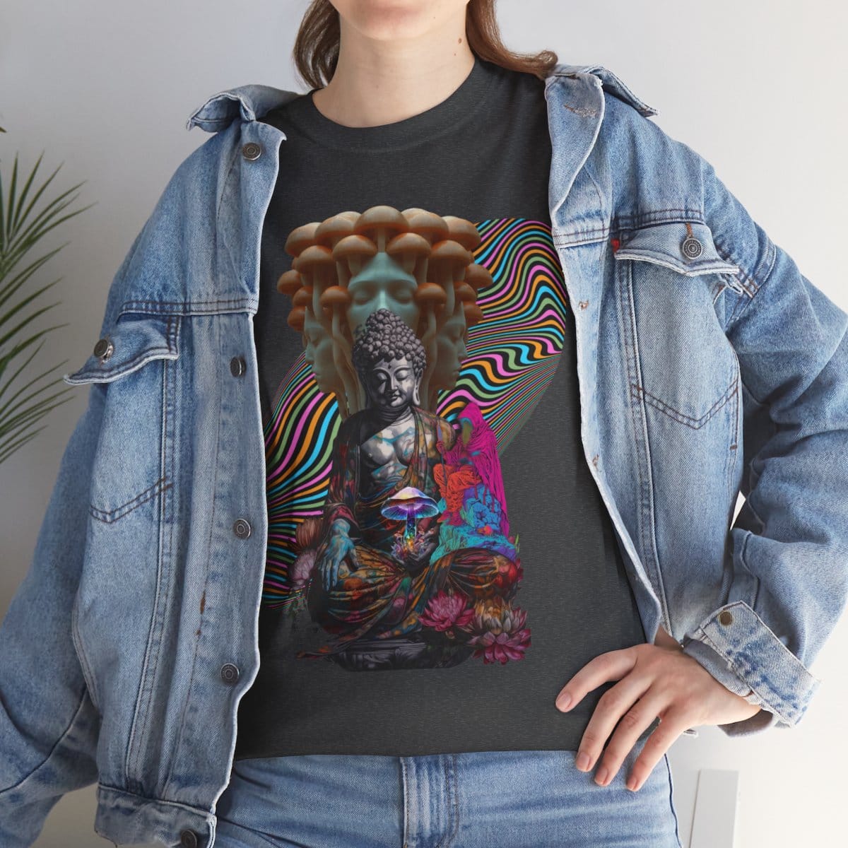 trippy buddah tshirt