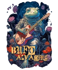 Psychedelic Bufo Musician — Psychedelic T-Shirt by PsychonautDream