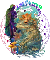 Loose the Ego, See the Universe — Psychedelic T-Shirt by PsychonautDream