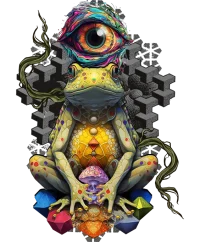 Magic trippy Toad — Psychedelic T-Shirt by PsychonautDream