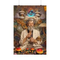 Psychedelic McKenna — Psychedelic Poster by PsychonautDream