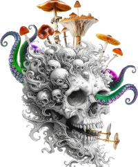 Psychedelic ego death 2 — Psychedelic T-Shirt by PsychonautDream