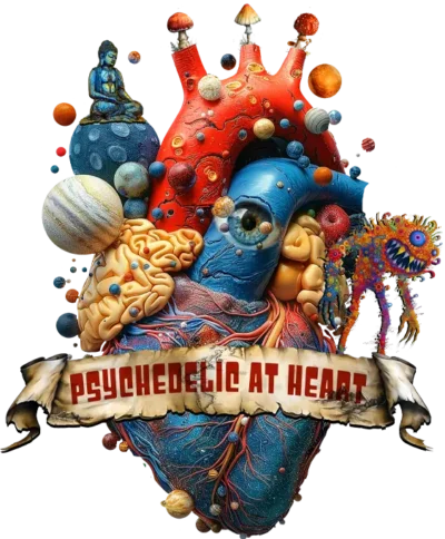 psychedelic heart