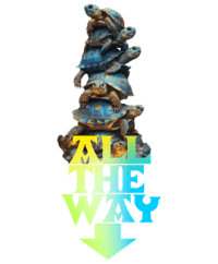 Turtles all the way down — Psychedelic T-Shirt by PsychonautDream