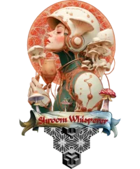 Shroom Whisperer — Psychedelic T-Shirt by PsychonautDream