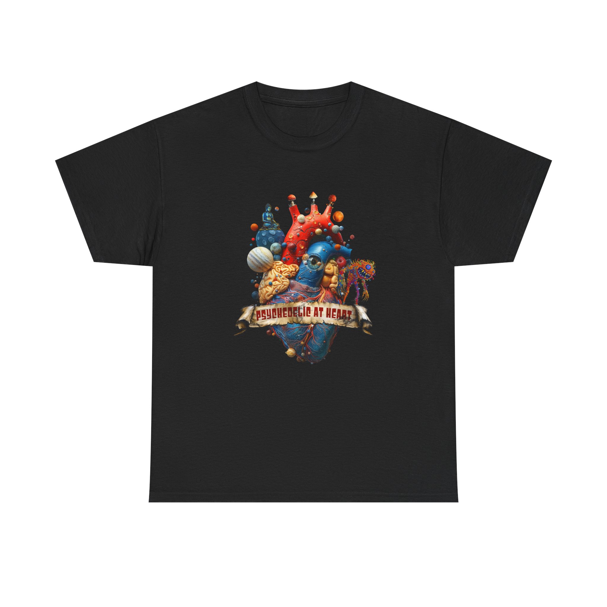 Psychedelic at Heart Trippy T-Shirt - Explore Your Inner World